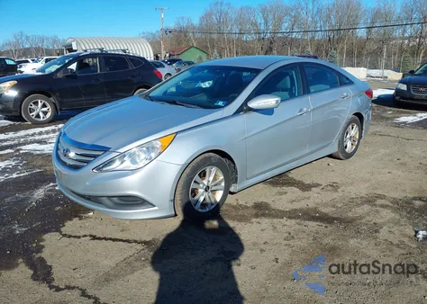 2014 Hyundai Sonata Gls из США, поврежденный, VIN 5NPEB4AC2EH933196